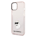 Karl Lagerfeld dėklas iPhone 14 Plus – rožinis