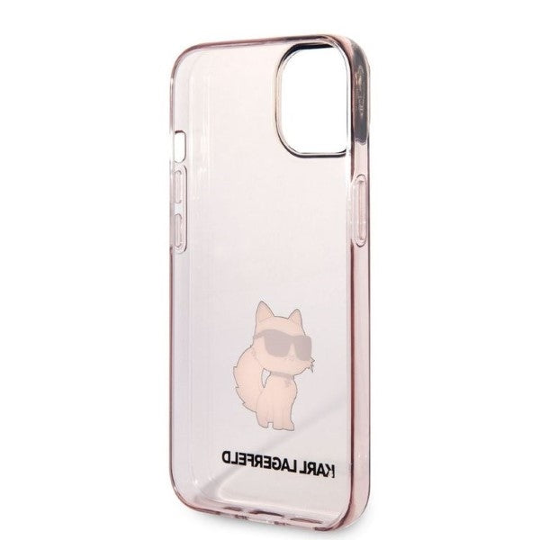 Karl Lagerfeld dėklas iPhone 14 Plus – rožinis