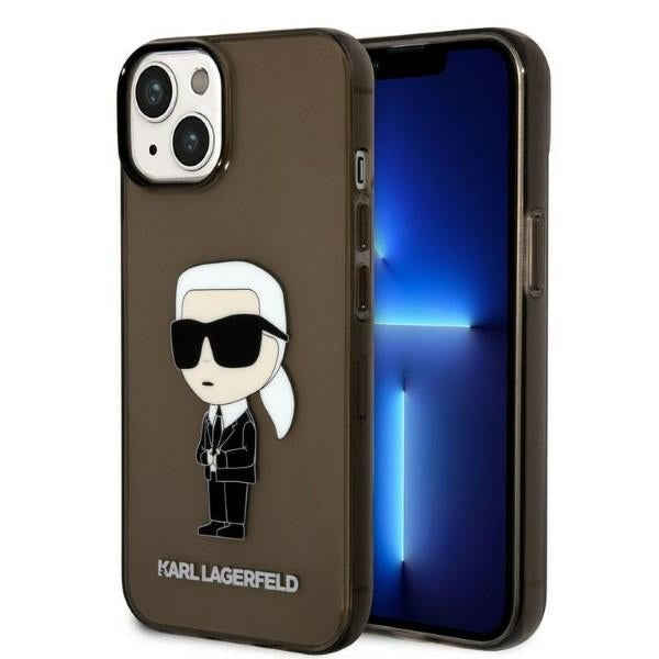 Karl Lagerfeld dėklas iPhone 14/15 Plus – juodas
