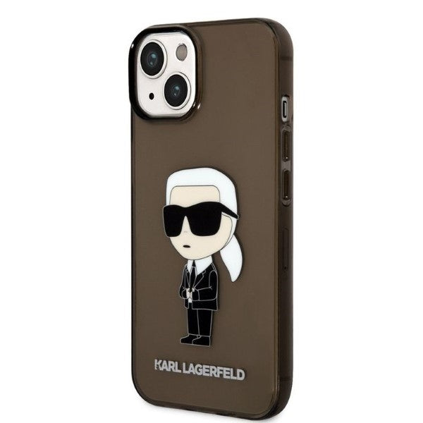 Karl Lagerfeld dėklas iPhone 14/15 Plus – juodas