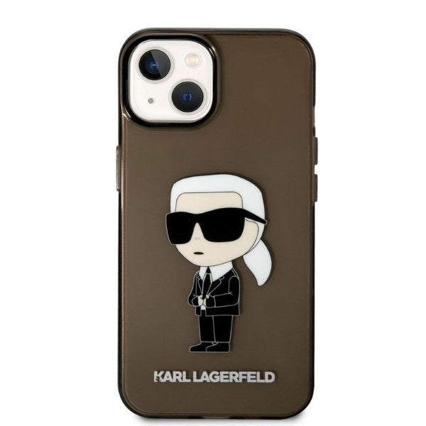 Karl Lagerfeld dėklas iPhone 14/15 Plus – juodas