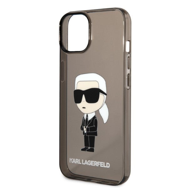 Karl Lagerfeld dėklas iPhone 14/15 Plus – juodas