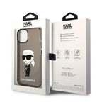 Karl Lagerfeld dėklas iPhone 14/15 Plus – juodas