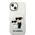 Karl Lagerfeld dėklas iPhone 14/15 Plus – skaidrus