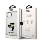 Karl Lagerfeld dėklas iPhone 14/15 Plus – skaidrus