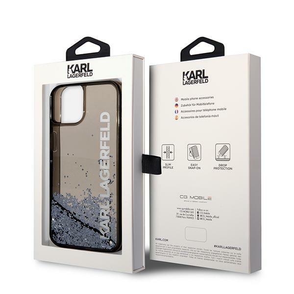 Karl Lagerfeld dėklas iPhone 14 Plus/15 Plus – juodas