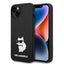 Karl Lagerfeld silikoninis dėklas iPhone 14/15 Plus – juodas