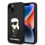 Karl Lagerfeld silikoninis dėklas iPhone 14 Plus – juodas