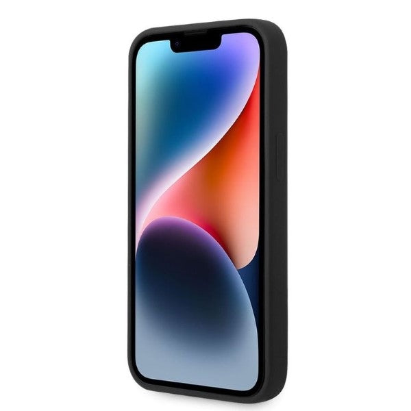 Karl Lagerfeld silikoninis dėklas iPhone 14 Plus – juodas