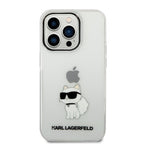 Karl Lagerfeld dėklas iPhone 14 Pro Max – skaidrus, Choupette