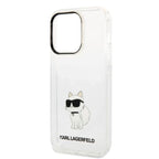 Karl Lagerfeld dėklas iPhone 14 Pro Max – skaidrus, Choupette