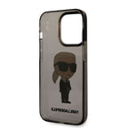 Karl Lagerfeld Ikonik Karl dėklas iPhone 14 Pro Max – juodas
