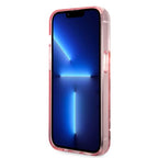 Karl Lagerfeld blizgus dėklas iPhone 14 Pro Max – rožinis