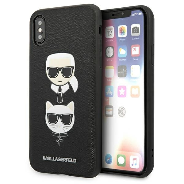 Karl Lagerfeld dėklas iPhone X/XS – juodas -- iPhone X