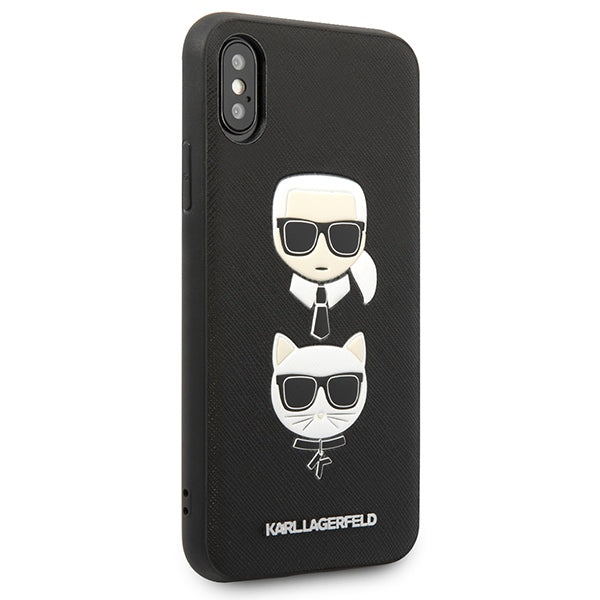Karl Lagerfeld dėklas iPhone X/XS – juodas -- iPhone X