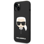 Karl Lagerfeld MagSafe dėklas iPhone 14/15 Plus – juodas