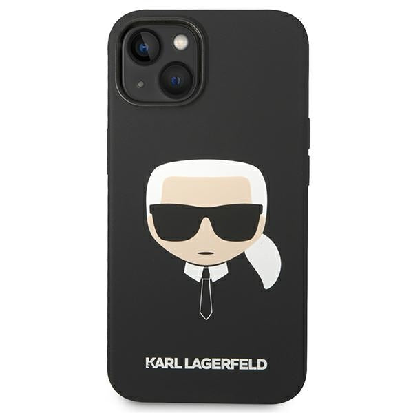 Karl Lagerfeld MagSafe dėklas iPhone 14/15 Plus – juodas