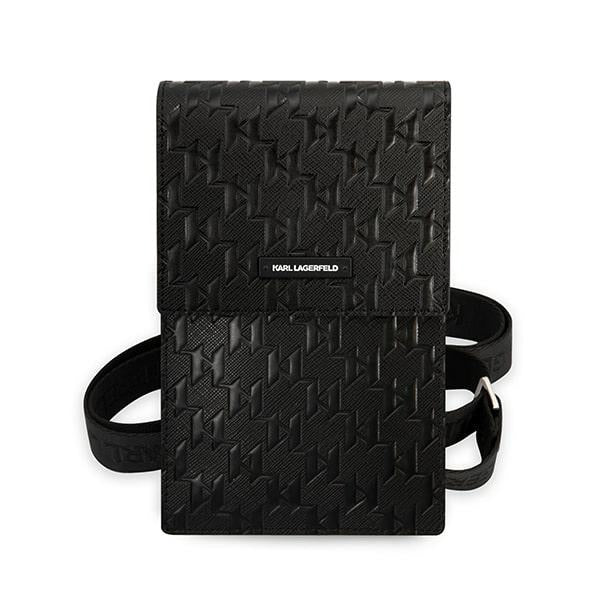 Karl Lagerfeld Krepšys KLWBSAMSMK juodas/juodas Monogram Plate -- Uncategorized
