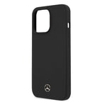 Mercedes MagSafe silikoninis dėklas iPhone 13/13 Pro – juodas