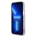 Guess Marble MagSafe dėklo ir įkroviklio rinkinys iPhone 14 Pro – juodas