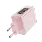 Acefast GaN įkroviklis 65W, 3 jungčių (1xUSB, 2xUSB C), violetinis (A45)