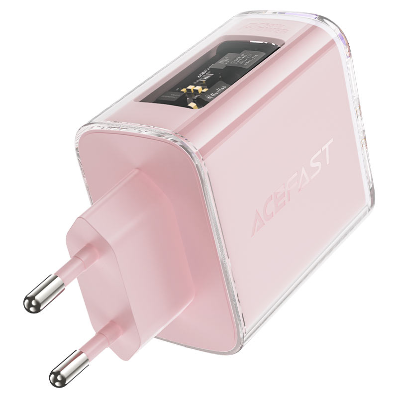 Acefast GaN įkroviklis 65W, 3 jungčių (1xUSB, 2xUSB C), žalias (A45)