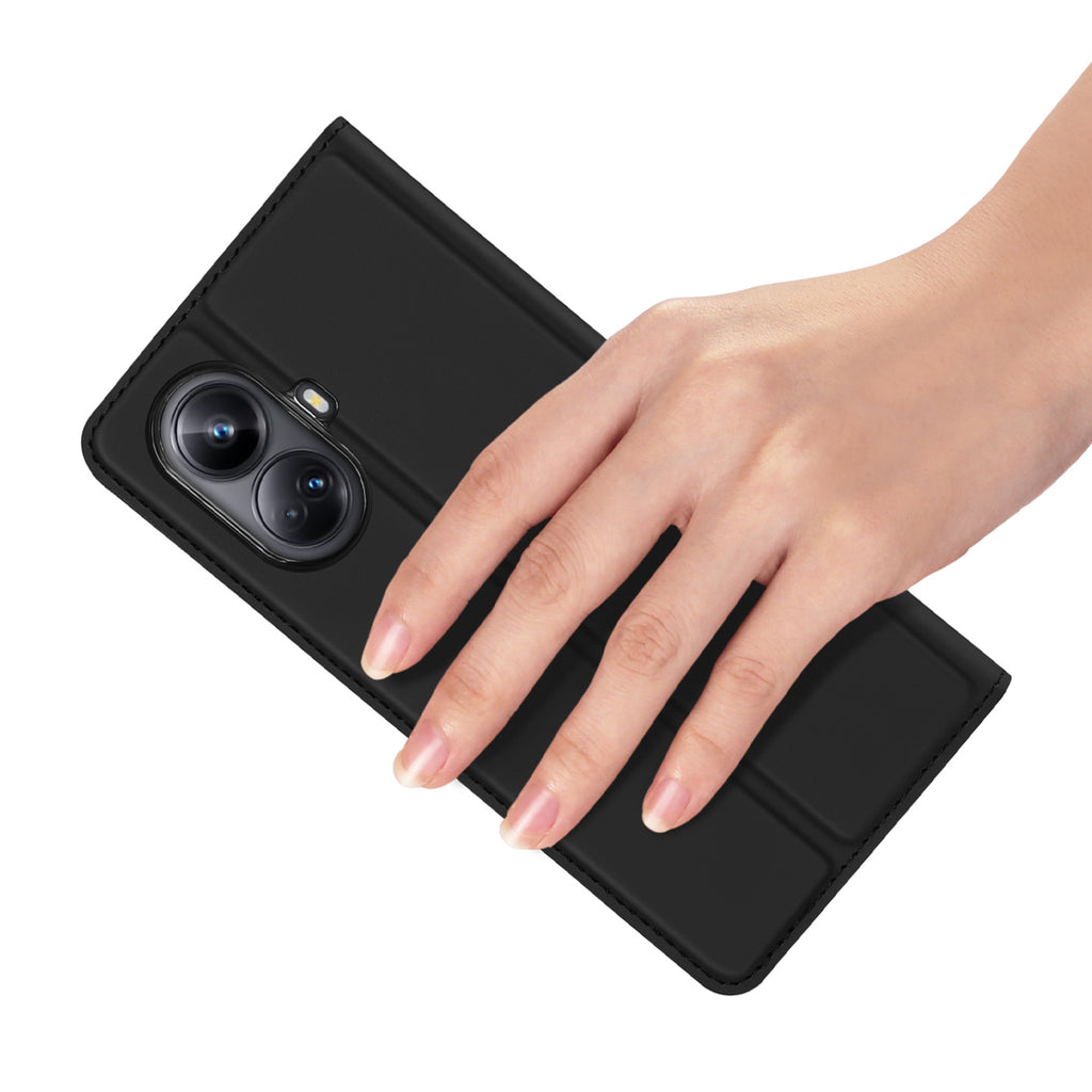 Dux Ducis Skin Pro dėklas Realme 10 Pro+ – juodas -- Realme 10 Pro+
