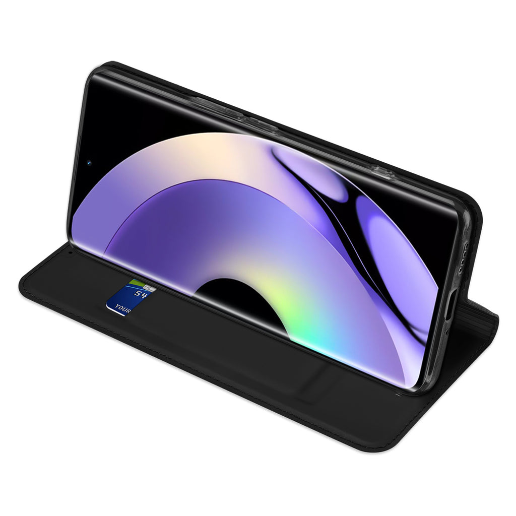 Dux Ducis Skin Pro dėklas Realme 10 Pro+ – juodas -- Realme 10 Pro+