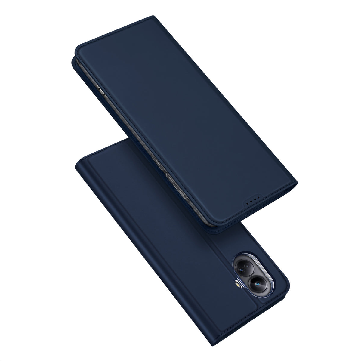 Dux Ducis Skin Pro atverčiamas dėklas Realme 10 Pro+ – mėlynas -- Realme 10 Pro+