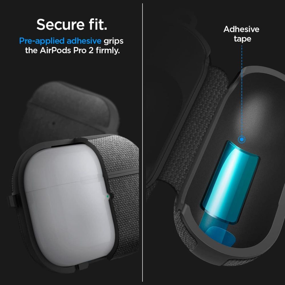Spigen Urban Fit dėklas AirPods Pro 1/2 – juodas