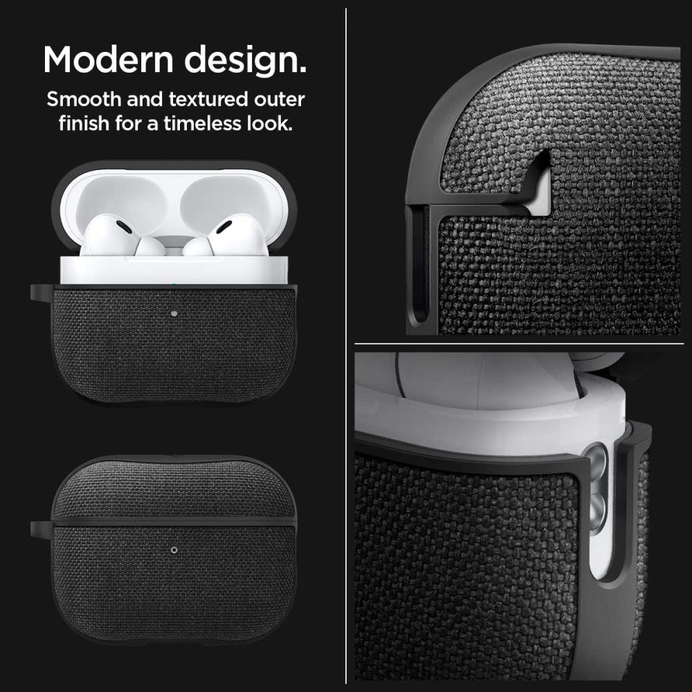 Spigen Urban Fit dėklas AirPods Pro 1/2 – juodas