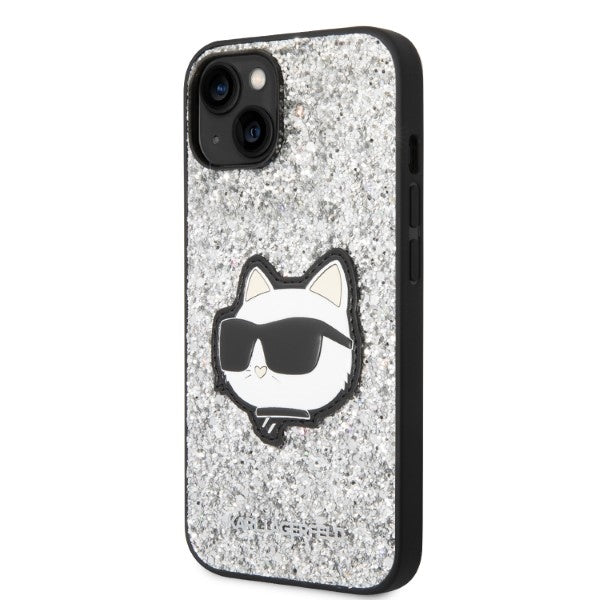 Karl Lagerfeld dėklas iPhone 14 Plus – sidabrinis -- iPhone 14 Plus