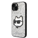 Karl Lagerfeld dėklas iPhone 14 Plus – sidabrinis -- iPhone 14 Plus