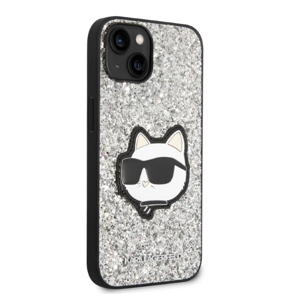 Karl Lagerfeld dėklas iPhone 14 Plus – sidabrinis -- iPhone 14 Plus