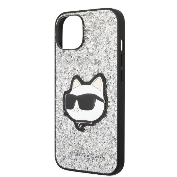 Karl Lagerfeld dėklas iPhone 14 Plus – sidabrinis -- iPhone 14 Plus