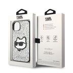Karl Lagerfeld dėklas iPhone 14 Plus – sidabrinis -- iPhone 14 Plus