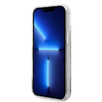Karl Lagerfeld dėklas iPhone 14 Plus – sidabrinis