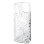 Karl Lagerfeld dėklas iPhone 14 Plus – sidabrinis