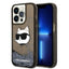 Karl Lagerfeld Liquid Glitter dėklas iPhone 14 Pro Max – juodas -- iPhone 14 Pro Max