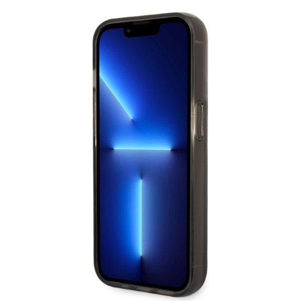 Karl Lagerfeld Liquid Glitter dėklas iPhone 14 Pro Max – juodas -- iPhone 14 Pro Max