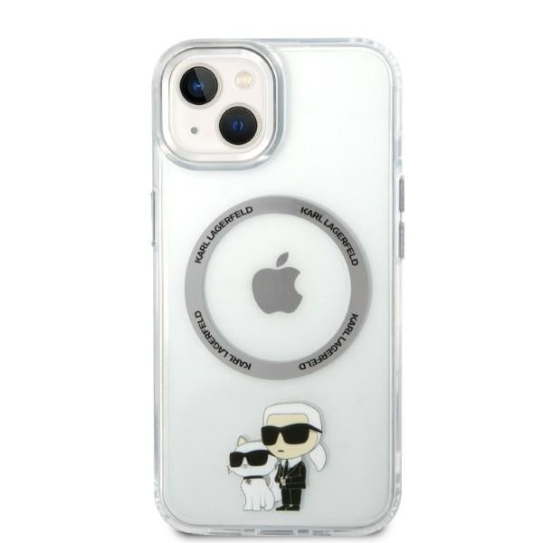 Karl Lagerfeld MagSafe dėklas iPhone 14 Plus – skaidrus
