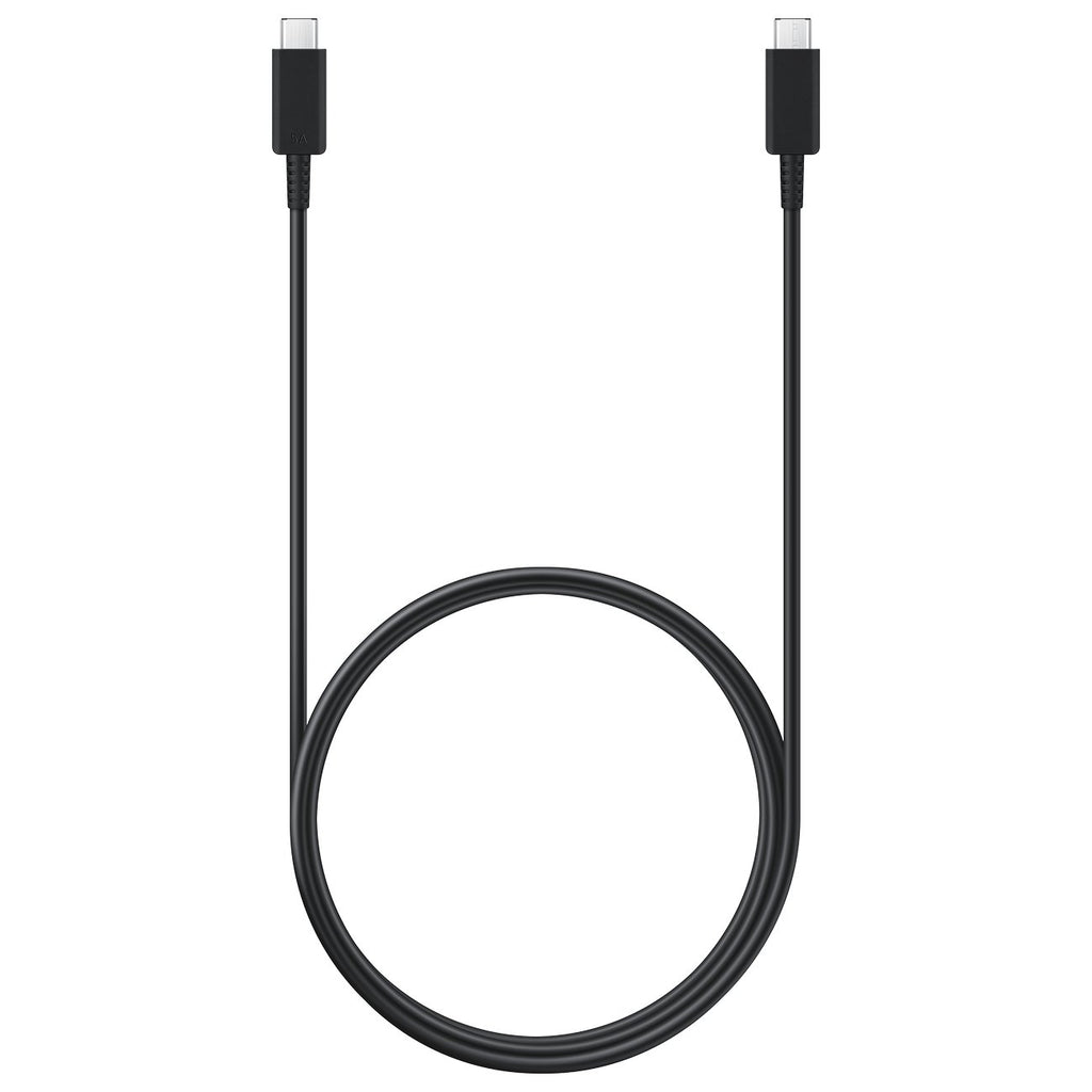 Samsung Laidas USB-C - USB-C 5A 480Mbps 1.8m juodas (EP-DX510JBEGEU)