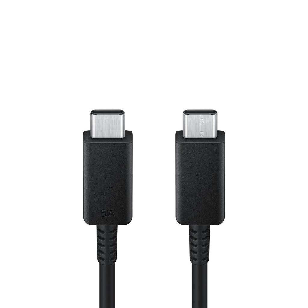 Samsung Laidas USB-C - USB-C 5A 480Mbps 1.8m juodas (EP-DX510JBEGEU)