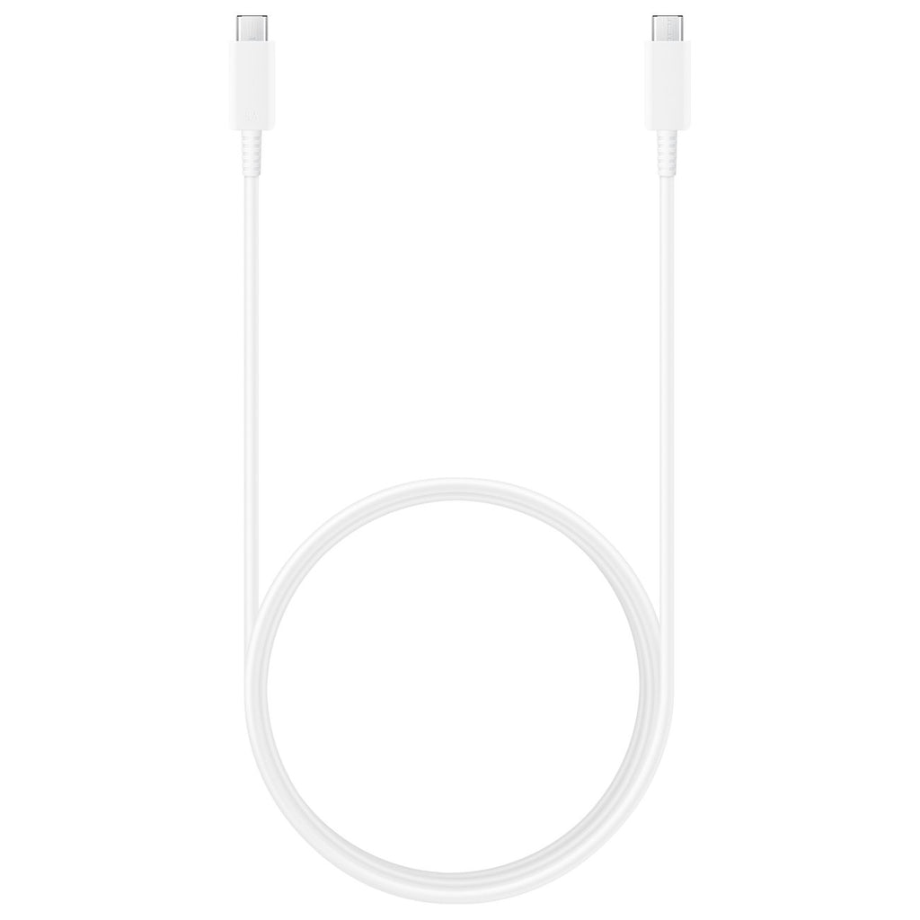 Samsung EP-DX510JWEGEU Laidas USB-C - USB-C 5A 480Mb/s 1.8m - baltas