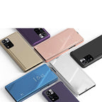 Clear View Case dėklas Realme C33 – juodas, atverčiamas -- Realme C33