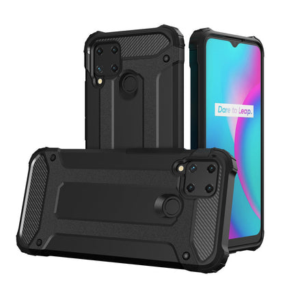 Hybrid Armor dėklas Realme 10 5G / 9i 5G – juodas -- Realme 10