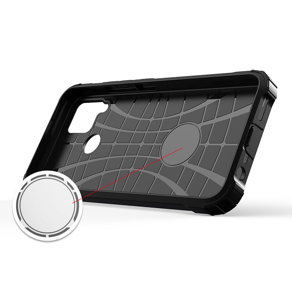 Hybrid Armor dėklas Realme 10 5G / 9i 5G – juodas -- Realme 10
