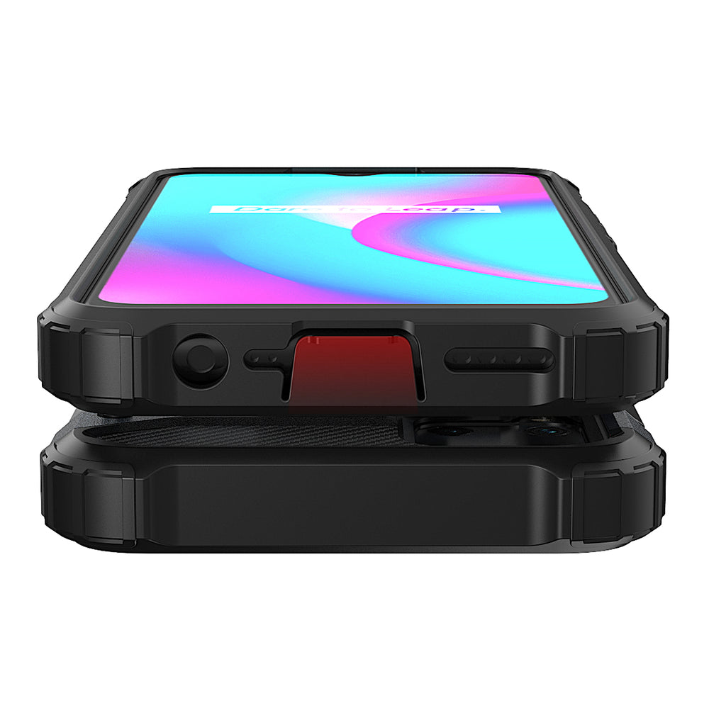 Hybrid Armor dėklas Realme 10 5G / 9i 5G – juodas -- Realme 10