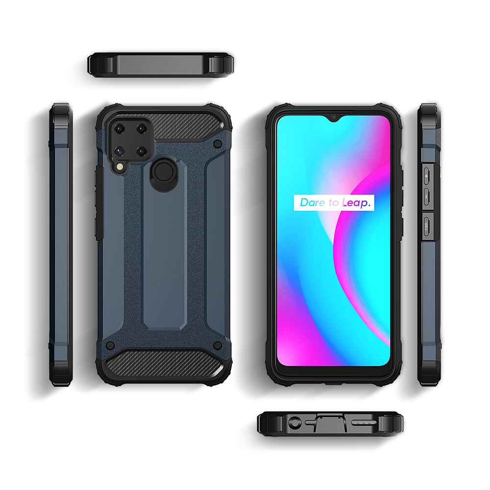 Hybrid Armor dėklas Realme 10 5G / 9i 5G – juodas -- Realme 10
