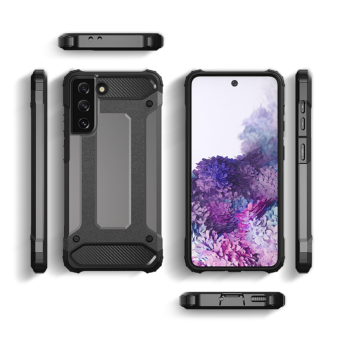 Hybrid Armor dėklas Samsung Galaxy S23 Ultra – mėlynas